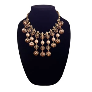 Collana perla Kate Spade Champagne Colorata Baubles Strass - Foto 1 di 11