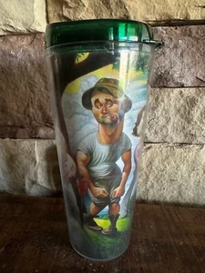 Vaso de doble pared de plástico David O'Keefe Caddyshack 2010 22 oz con tapa - Imagen 1 de 7