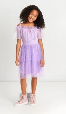 Vestido Tutú Flor Isabella Disney Encanto Niñas Lila Púrpura Talla Mediana 7/8 Foto 1 de 4