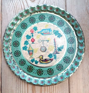 1950s Baret Ware Lancaster metal cocktail tray - Picture 1 of 5