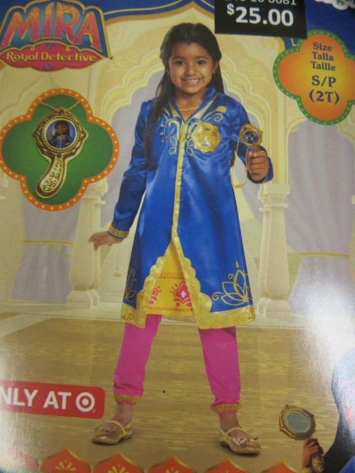 Mira Royal Detective Disney Junior Halloween Costume Size Small 2t