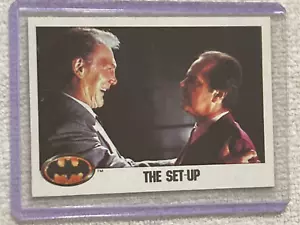 1989 Topps DC Batman Movie Trading Card #22 The Set-Up NM - Picture 1 of 2