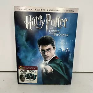 Harry Potter And The Order Of The Phoenix DVD 2-Disc Collectible Deatheater Mask - Imagen 1 de 4