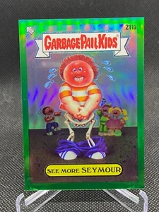 See More Seymour 2023 Garbage Pail Kids Series 6 Green Refractor - Picture 1 of 3