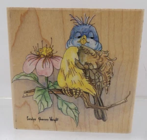 Estampilla Bluebird 60042 ©Carolyn Shore Wright Stamps Happen Inc. Hecha en EE. UU. - Imagen 1 de 2
