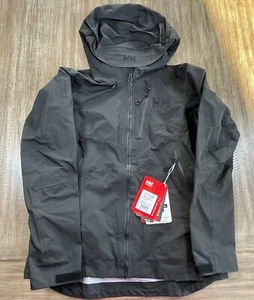 Helly Hansen Odin Mountain Infinity 3L Ski Shell Jacket - Women Large L Black - Picture 1 of 9