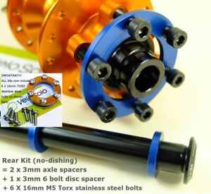 VeloSolo UK BOOST HUB ADAPTER Conversion Spacer KIT 100mm 110mm 142mm 148mm Axle