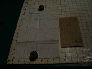 beautiful letter home asking for food, well down, from England to America - Picture 1 of 3