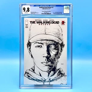 The Walking Dead Deluxe #2 boceto lámina roja segunda impresión CGC 9,8 cómics bóveda en vivo - Imagen 1 de 4