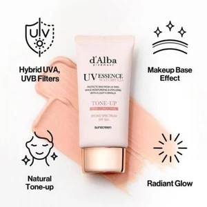 D’ALBA Waterfull Pink Tone Up Sunscreen 50ml SPF 50+ PA+++ FREE SHIPPING - Picture 1 of 14