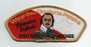 2001 Nat. Jamboree, Polish Scout Contingent JSP (Ct. Yankee), GMY Brd., Mint! - Picture 1 of 1
