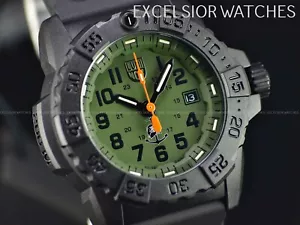 Luminox Navy Seal Herren Quarz Uhr Schwarz Grün 45mm Datum XS.3517.NQ.SET Neu in OVP - Bild 1 von 11