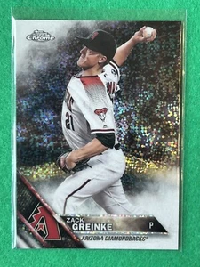 2016 Topps Chrome Update Speckle Zack Greinke #HMT13 - Picture 1 of 2