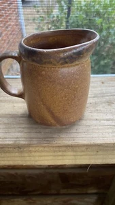 Vintage McCoy Pottery Canyon Mesa Milchkännchen Braun USA 1414 Top Zustand - Bild 1 von 3
