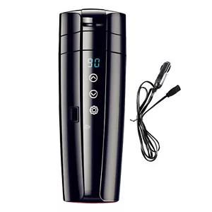 400ML Smart Travel Mug Temperature Control Heating Car Electric Cup Coffee Tea - Picture 1 of 12