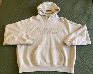 Sudadera con Capucha Essentials Fear Of God Oficial Para Hombre Pullover Avena Talla Mediana - Imagen 1 de 11