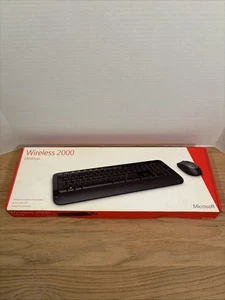 Microsoft Desktop 2000 M7J-00001 Wireless Keyboard Mouse New Sealed - Picture 1 of 4