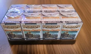 8* D&D PATHFINDER BATTLES MAZE OF DEATH Sealed Booster BRICK N83 - Bild 1 von 6