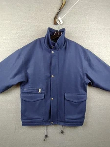 Pendleton Mens Jacket Medium Blue Heavy Wool Field Coat Mackinaw Cruiser VTG USA - Picture 1 of 15