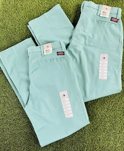 2 Paar Bulwark FR Arbeitshosen Herren 36x34 schwer entflammbar hellgrün Twill Neu mit Etikett " - Bild 1 von 20