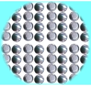 Botones de espalda plana verdadera de 15 mm - respaldos planos de tela - Imagen 1 de 3