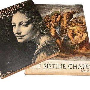 LEONARDO DA VINCI 4th Ed Goldscheider & THE SISTINE CHAPEL Redig De Campos - Foto 1 di 15