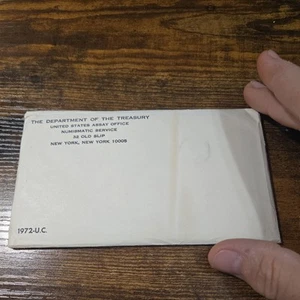 Mint Error 1972 Uncirculated Coin Mint Set Original Packaging with dime missing - Picture 1 of 8