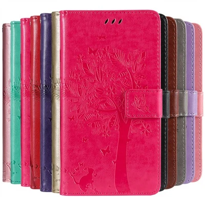 Case for Xiaomi 15 14T 14C 13 Note 14 Tree Pattern Flip Wallet Case Phone Cover - Image 1 of 4