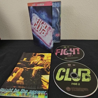 Fight Club Steelbook Edition DVD + Insert, Brad Pitt, Edward Norton, Bonus Foto 1 de 4