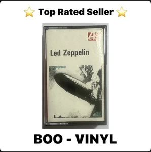 Led Zeppelin ~ Self Titled Rare Cassette Tape Grey With Red Paper Labels 1969 EX - Picture 1 of 8