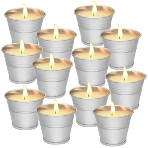 12 Pack Citronella Candles - Garden Citronella Scented Candles Outdoors, 120-... - Picture 1 of 7