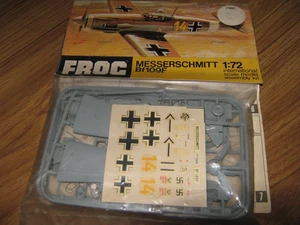 Frosch Messerschmitt Bf 109F Modellbausatz. Maßstab 1:72 - Bild 1 von 2