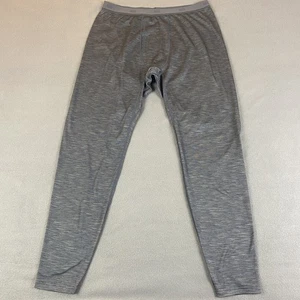 REI Co-op Pants Mens Large Gray Midweight Base Layer Bottoms Comfort Performance - Picture 1 of 10
