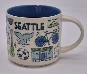 Starbucks Kaffee Seattle Been There Serie Kaffee Tee Becher Tasse 14 oz Neu mit SKU - Bild 1 von 5