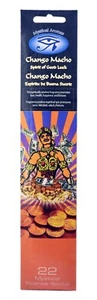 CHANGO MACHO SPIRIT OF GOOD LUCK - MYSTICAL INCENSE STICKS (22 PK) 10" LONG - Picture 1 of 1