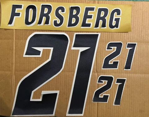 NHL 2005 Peter Forsberg Nashville Predators UNSEWN kit for your own Jersey Cover