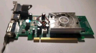 Dell NVIDIA WX093 GeForce 8300GS 128MB PCI-e Video Card.  Good Cleaned Pre-owned - Image 1 of 4