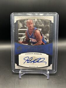 Stephen Marbury 2005-06 Upper Deck SP NBA Authentic Signatures Auto Knicks /25 