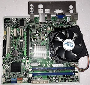 Scheda Madre HP 464517-001 MSI MS-7525 con CPU Intel Dual Core 775 e Ram - Zdjęcie 1 z 1