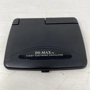 Vintage DS-MAX 8 Digit Electronic Folding Calculator WORKS - Picture 1 of 10