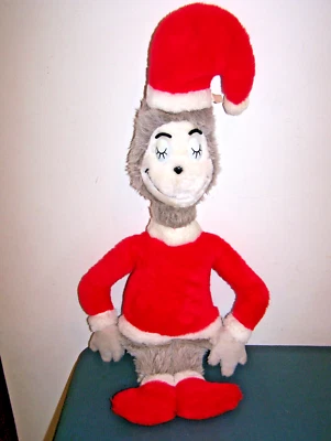 DE COLECCIÓN EDEN 1980 DR SEUSS PELUCHE GRINCH DE DOS CARAS 30" DE ALTO PELUCHE JUGUETE Foto 1 de 4