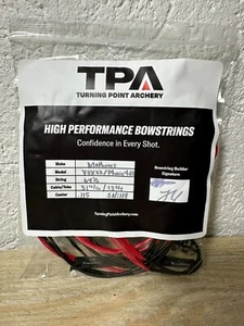 Mathews V3X 33 /Phase 4 33 Custom Bow string and Cable Set. Red w/Black serving - Picture 1 of 2