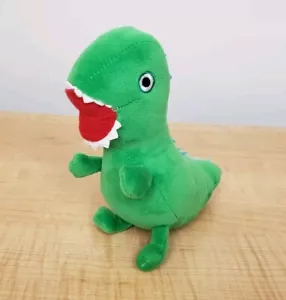 Ty Beanie Baby Mr Dinosaur 7" Peluche Verde Sin Etiqueta de Papel Etiqueta de Marca Mal Etiquetada Leer - Imagen 1 de 11
