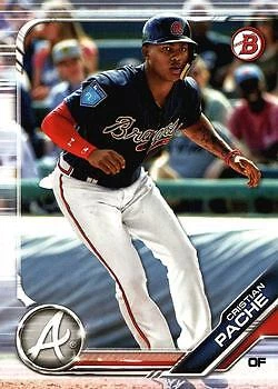 2019 Bowman #BP-62 Cristian Pache Prospects NM - Image 1 of 2