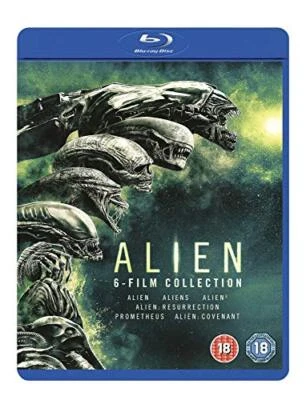 Alien 1-6 Boxset BD [Blu-ray] [2017] - DVD  6ZVG The Cheap Fast Free Post - Image 1 of 2