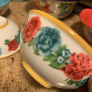 The Pioneer Woman 6 Small Bowls Measuring Cups LOT - Picture 1 of 10