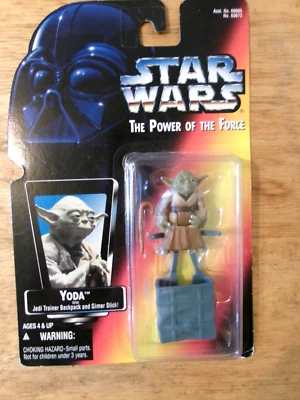 Kenner Star Wars Yoda With Jedi Trainer Backpack And Gimer Stick Action Figure - Image 1 of 2