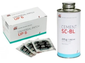 Colle et rustine UP6 pour réparation pneu tubeless Tip Top  - Photo 1/3