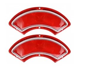 US-Made 1962 Pontiac Catalina Tail Light Lens Pair New TrimParts 62 Lenses - Picture 1 of 1