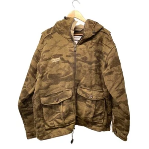 Columbia Jacket Mens Large Gallatin Range Wool Blend Hunting Coat Camo FLAW - Picture 1 of 8